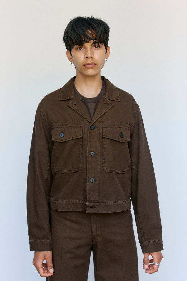 Lemaire Broken Twill Cotton Trucker Jacket
