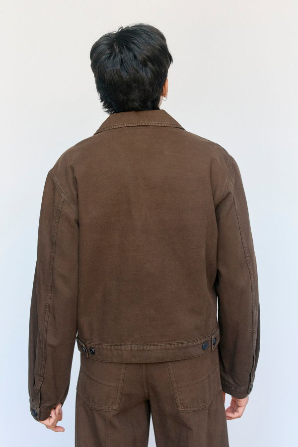 Lemaire Broken Twill Cotton Trucker Jacket