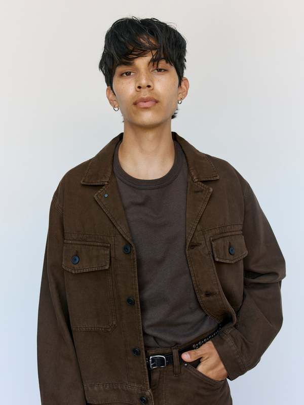 Lemaire Broken Twill Cotton Trucker Jacket | Garmentory