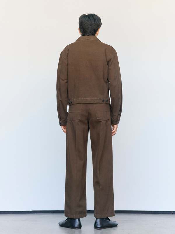 Lemaire Broken Twill Cotton Trucker Jacket | Garmentory
