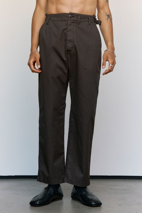 Lemaire Ristretto Cotton Tapered Workwear Pants