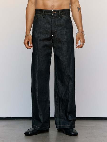 Lemaire Denim Sailor Pants - Black | Garmentory