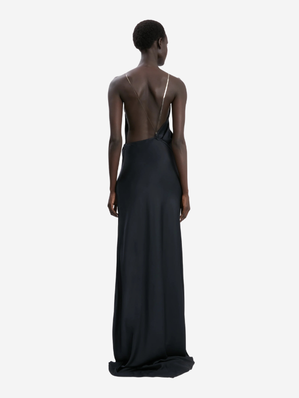 victoria beckham halter dress Chain Gown Tier-Strong-Sale