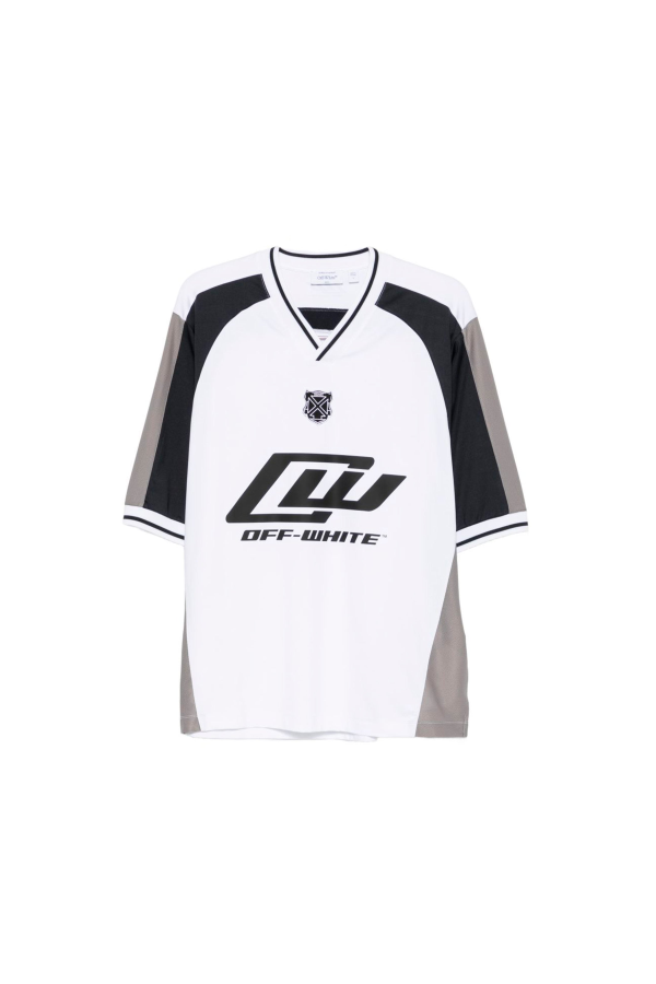 Off-White Owr Team Soccer Short Sleeve Top - White