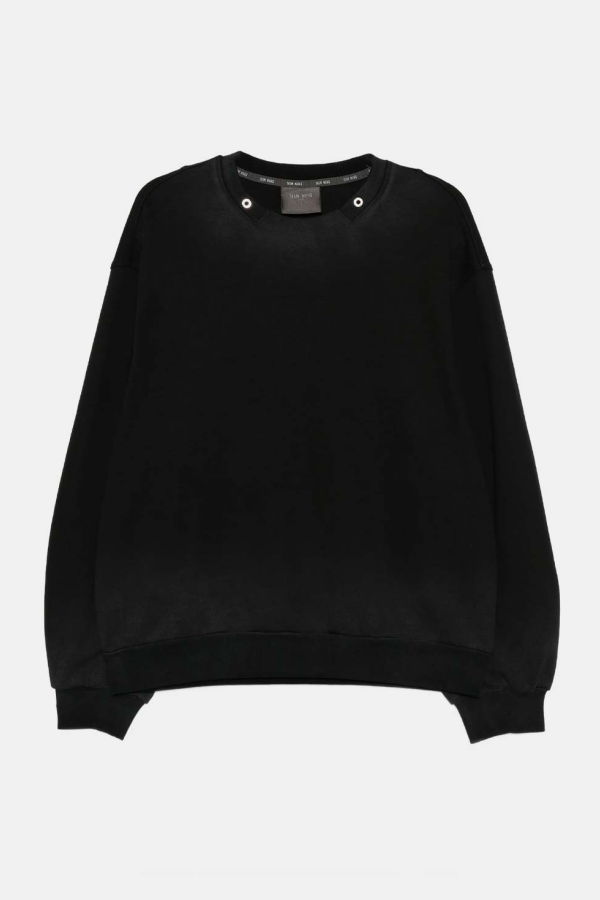 Team Wang Reset Washed Crew-Neck Sweatshirt