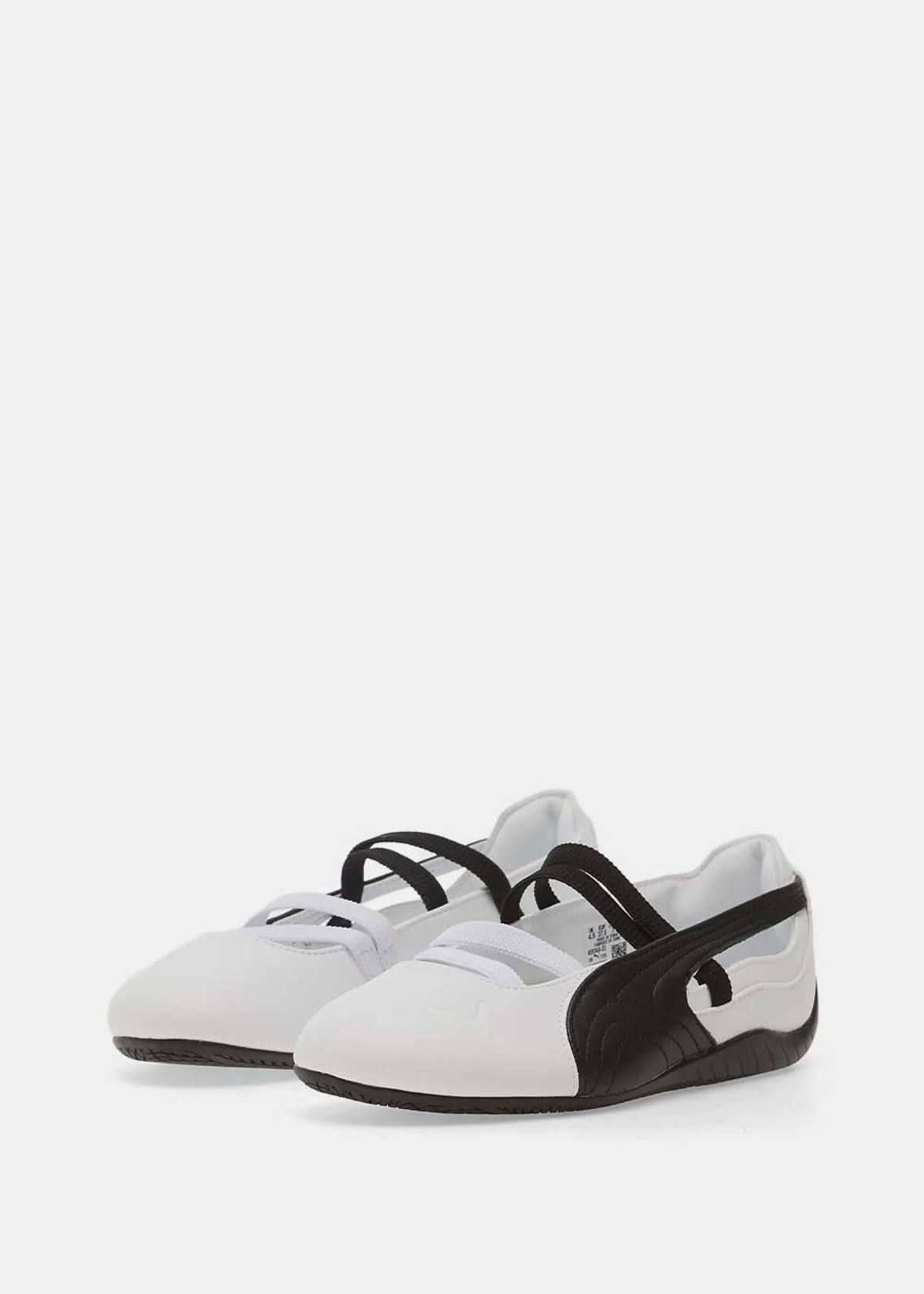 Puma Speedcat Ballet Flats - PUMA White-PUMA Black - Image 2 of 4