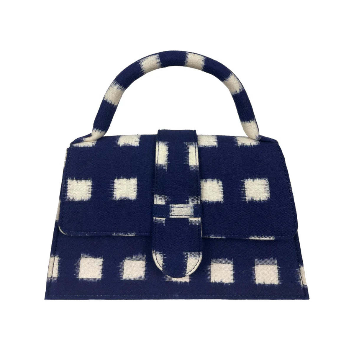 de castro navy blue checkmate dress Navy Blue Checkmate Dress M