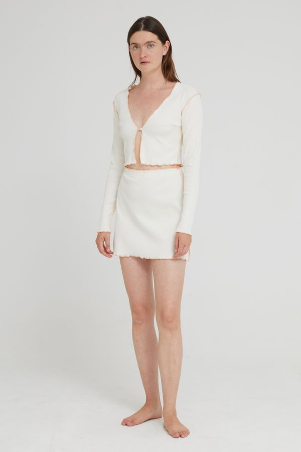 Aniela Parys Elea Cardigan - White