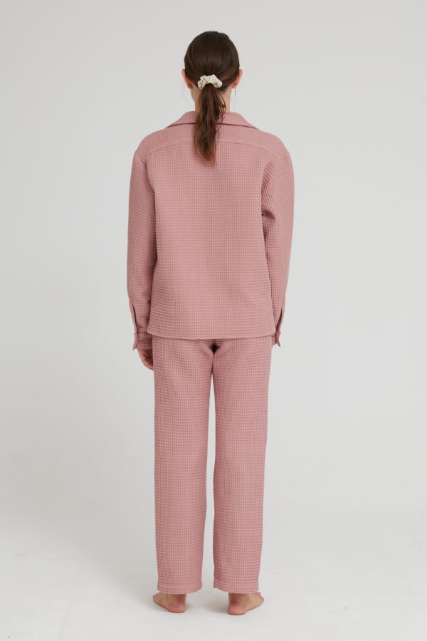 Aniela Parys Nyx Waffle Shirt - pink