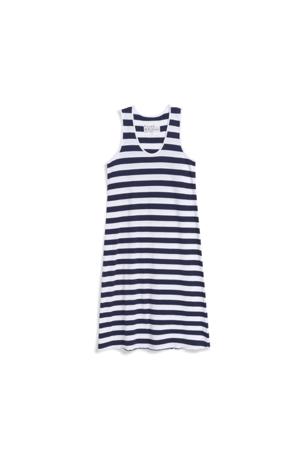 Frank & Eileen Dylan Scoop Neck Dress - Nautical Stripe