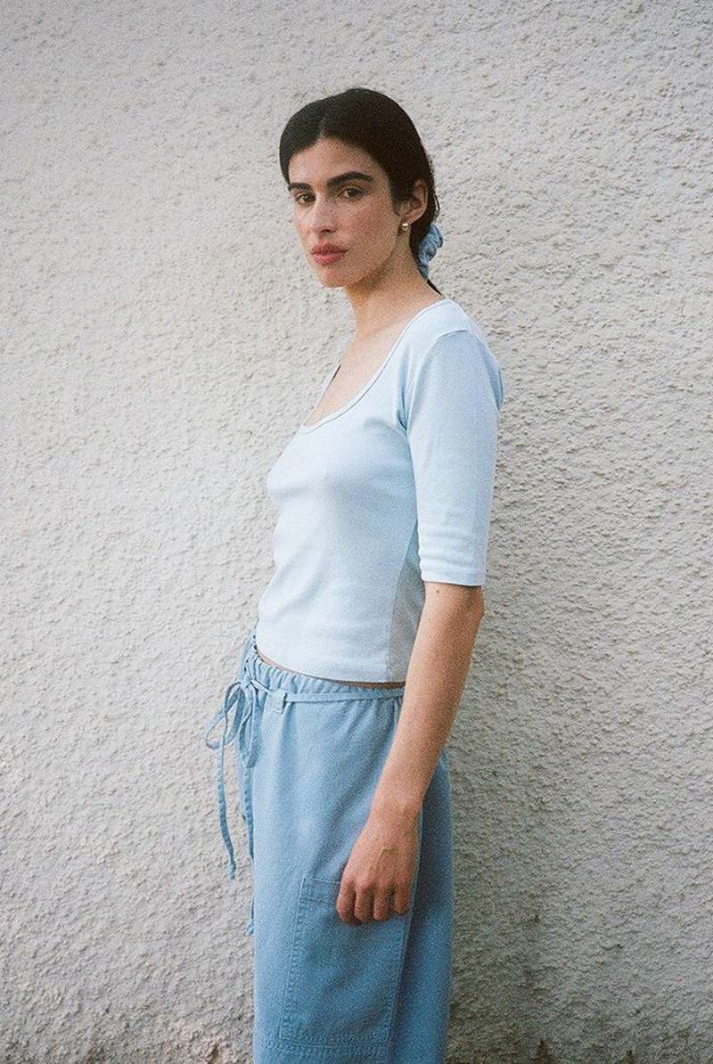 Gil Rodriguez Celine Half-Sleeve Top