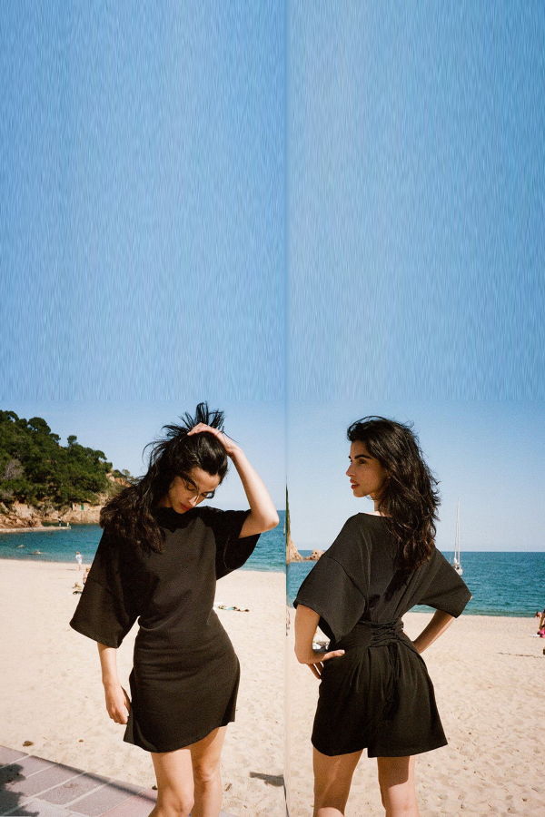 Gil Rodriguez Skipper Shirt Dress - Black