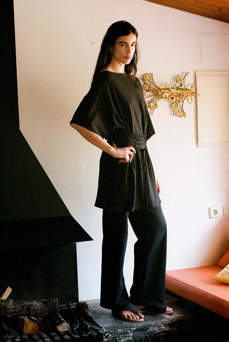 Gil Rodriguez Skipper Shirt Dress - Black