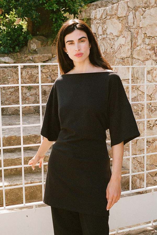 Gil Rodriguez Skipper Shirt Dress - Black