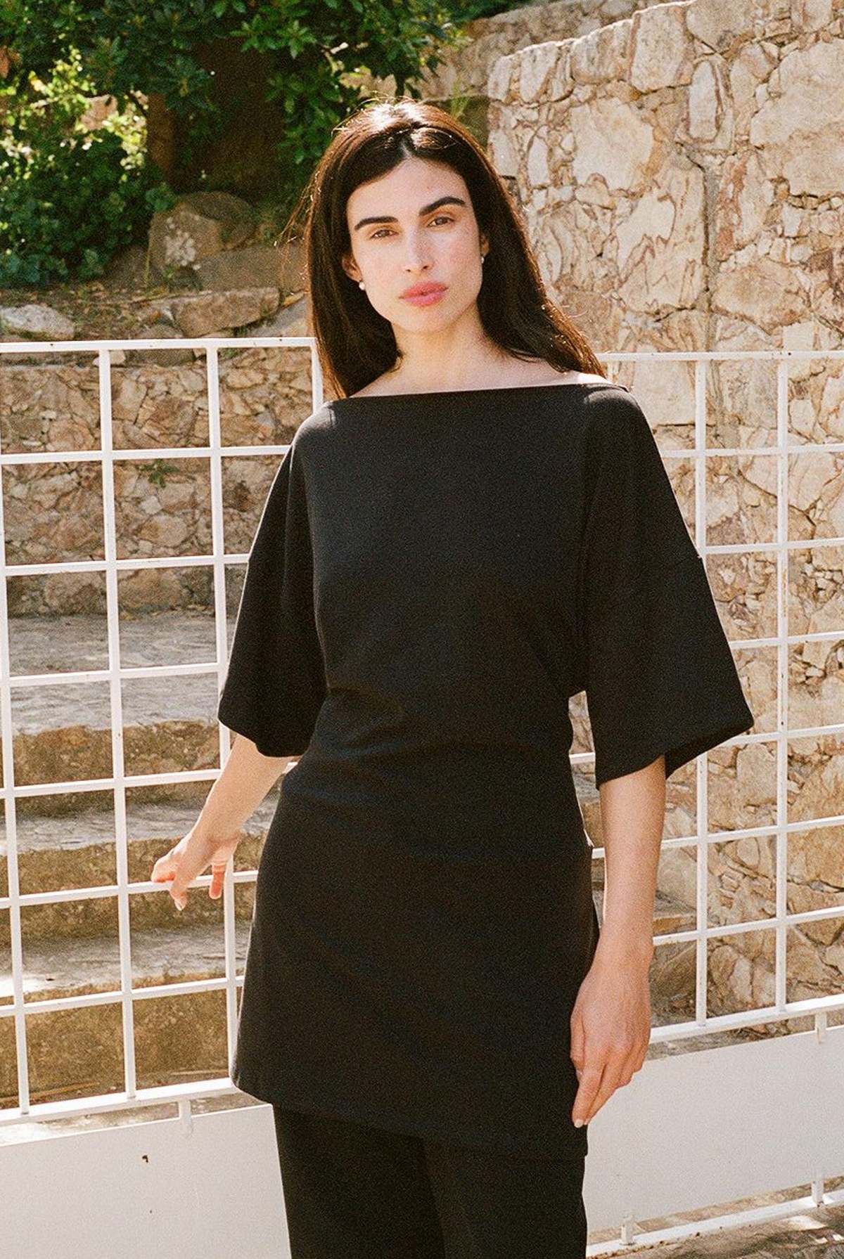 Gil Rodriguez Skipper Shirt Dress - Black - Image 7 of 7