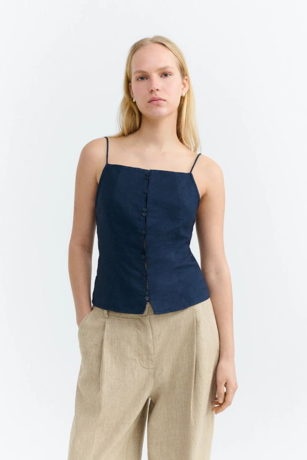 Thinking MU Linen Tank
