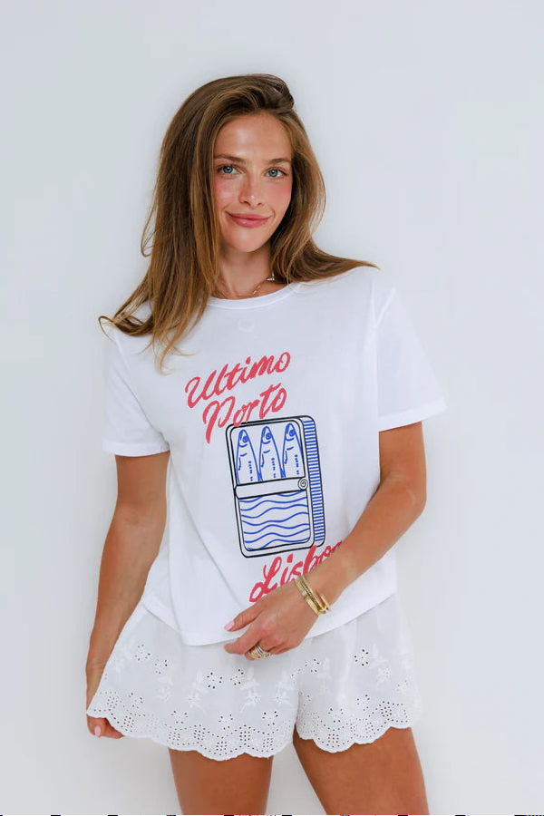 Sunny Somewhere Lisbon Sardine Tee