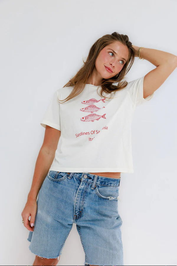 Sunny Somewhere Sardines of Sardinia T-Shirt