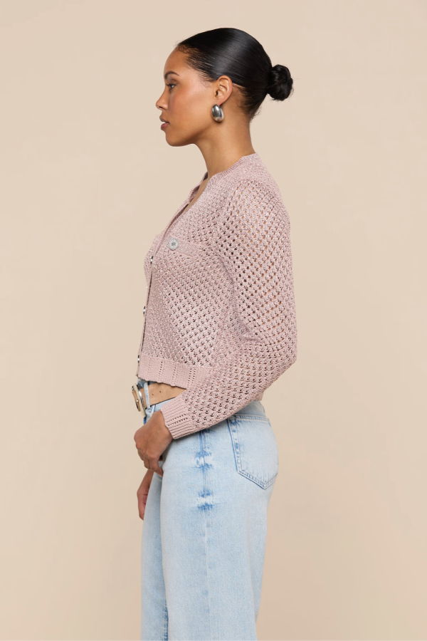 L'agence Blanca Sequin Cardigan