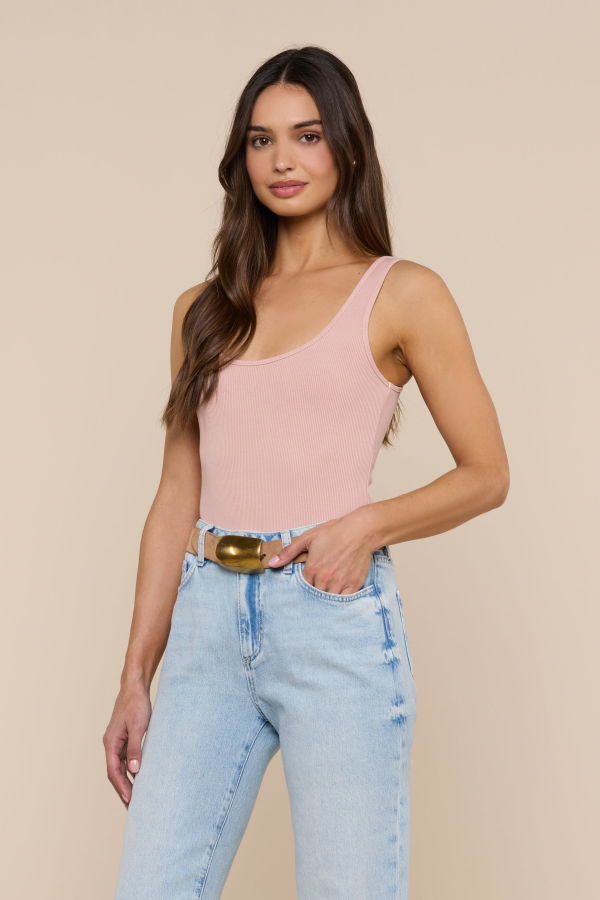 L'agence Nica Scoopneck Bodysuit