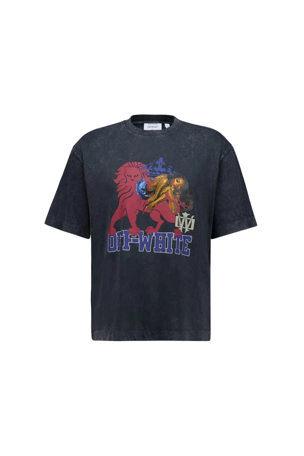 Off-White Royal Girl Short Sleeve Skate Tee