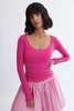 Eliza Faulkner Carla Top - Raspberry - Thumbnail 1