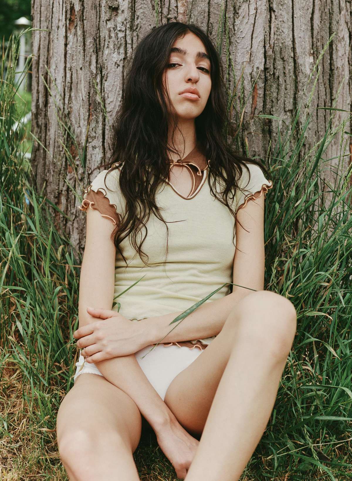 Eliza Faulkner Percy Polo Top - Banana - Image 2 of 5