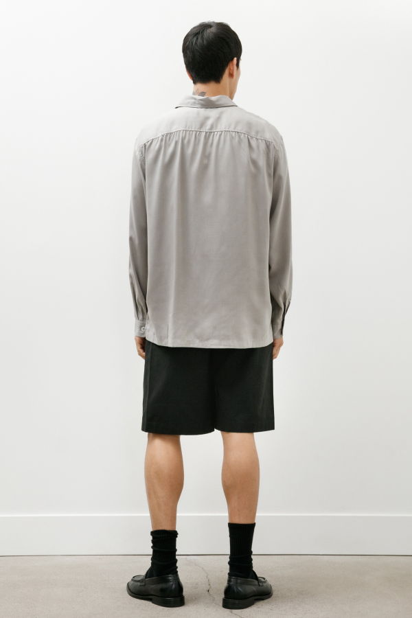 Our Legacy Ponte Shorts Studio Black Micro Canvas