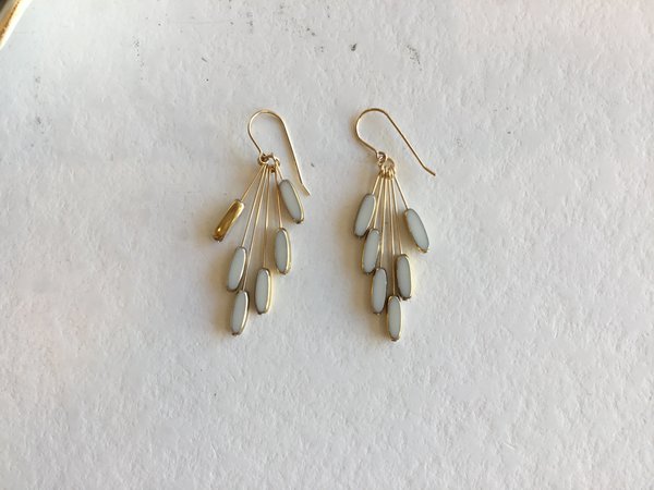 I. Ronni Kappos White Abstract Cluster