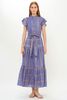 Oliphant Helene Ruffle Collar Button Maxi Dress - Thumbnail 5