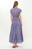 Oliphant Helene Ruffle Collar Button Maxi Dress - Thumbnail 7