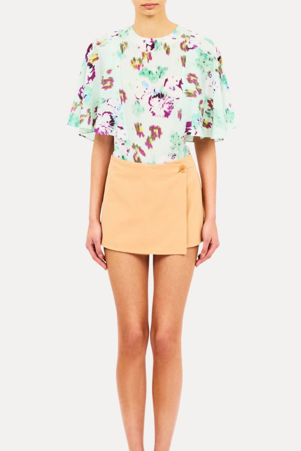 Ulla Johnson Ada S/S Silk Blouse - Oasis