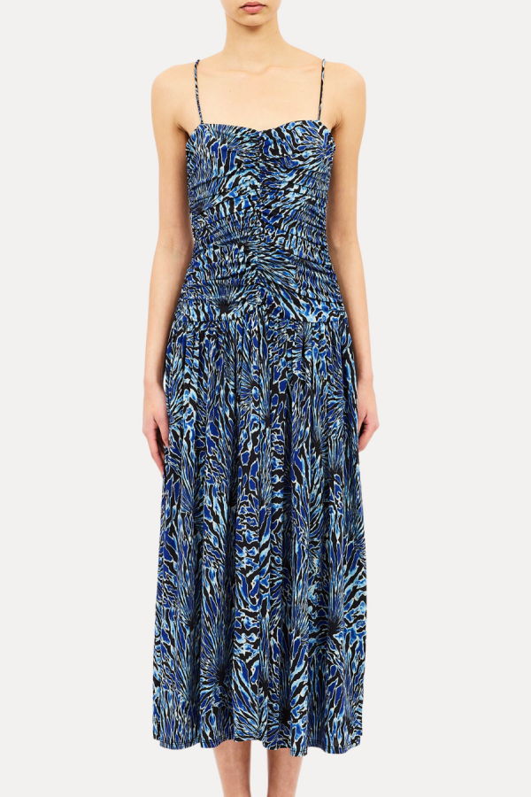 Ulla Johnson Arda Sleeveless Jersey Dress - Lapis