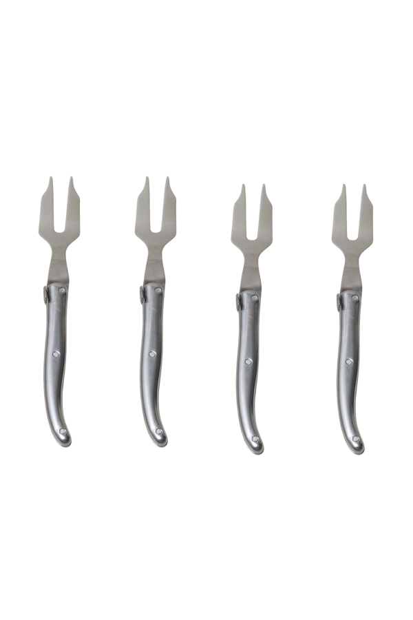 Be Home Set of 4 Laguiole Mini Cheese Forks Stainless Steel