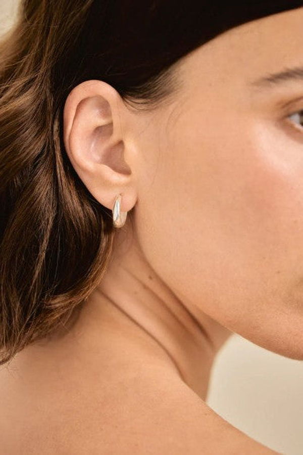 Studio Bille Blanche Hoops Earrings
