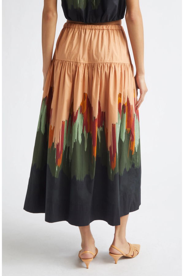 Ulla Johnson Theodora Cotton Skirt - Agate