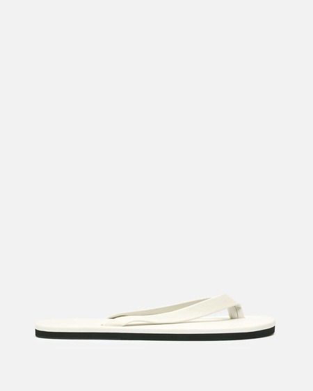 Auralee Soft Leather Flip-Flops | Garmentory