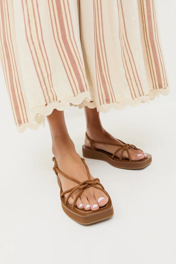 Loeffler Randall Nomi Platform Sandal - Cacao