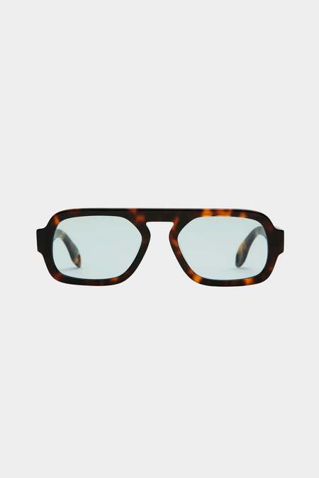 Karen Walker Faithful Crazy Tortoise Sunglasses | Garmentory display picture 1