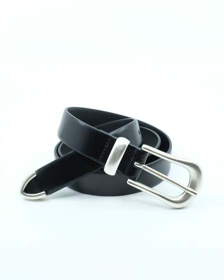 Our Legacy Broken Stud Belt 4cm - Black | Garmentory