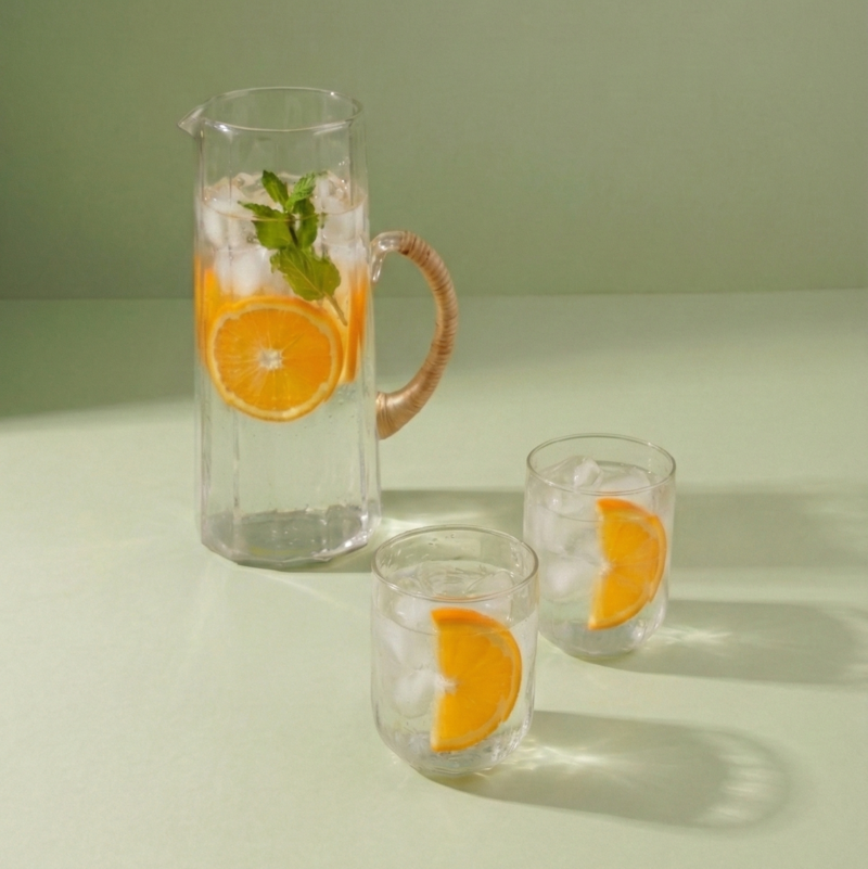 Casa Amarosa Hammered Water Pitcher