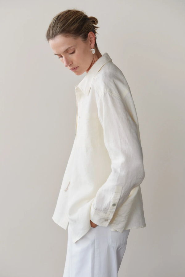 Donni. The Linen Relaxed Shirt