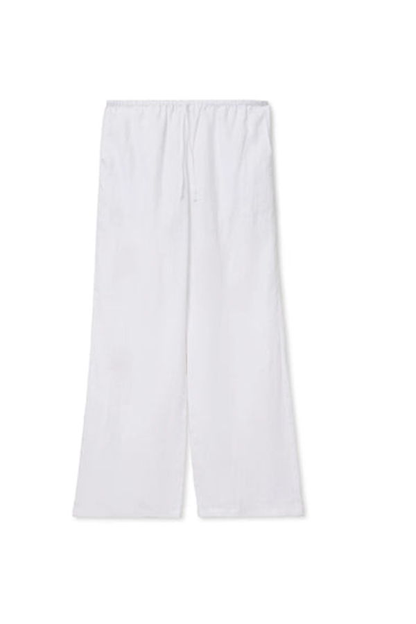 Perfect White Tee Iorana Linen Drawstring Pants