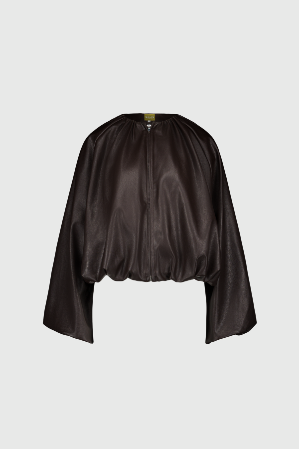 SAEMDI Gathered Bomber Jacket