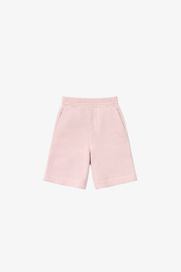 KIDS Hahaha Organic Cotton Essential Shorts - Dirty Pink