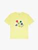 KIDS Hahaha Organic Cotton Customizable Tee - Light Yellow - Thumbnail 1