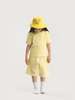 KIDS Hahaha Organic Cotton Customizable Tee - Light Yellow - Thumbnail 3