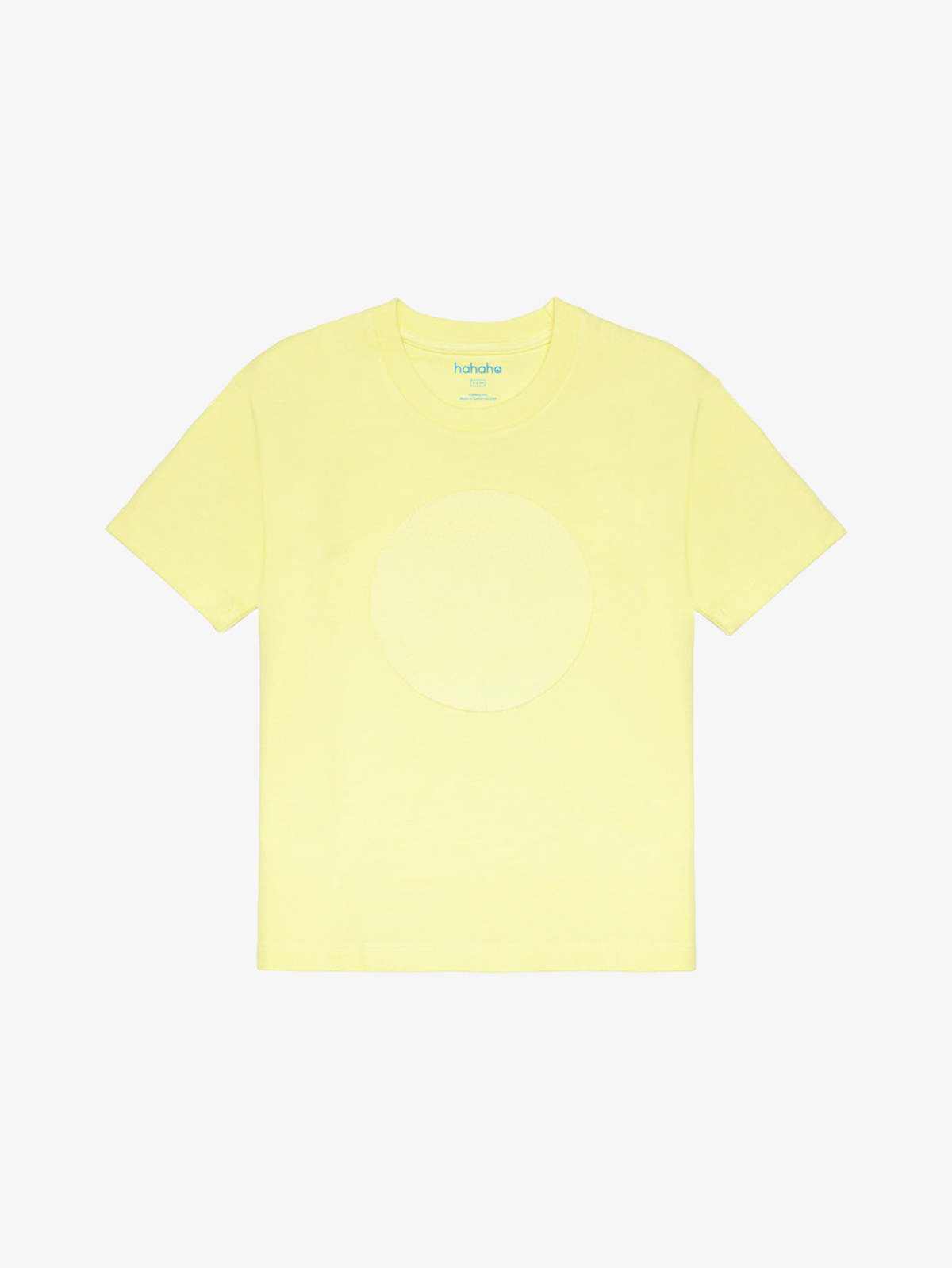 KIDS Hahaha Organic Cotton Customizable Tee - Light Yellow - Image 4 of 7