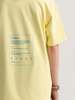 KIDS Hahaha Organic Cotton Customizable Tee - Light Yellow - Thumbnail 5
