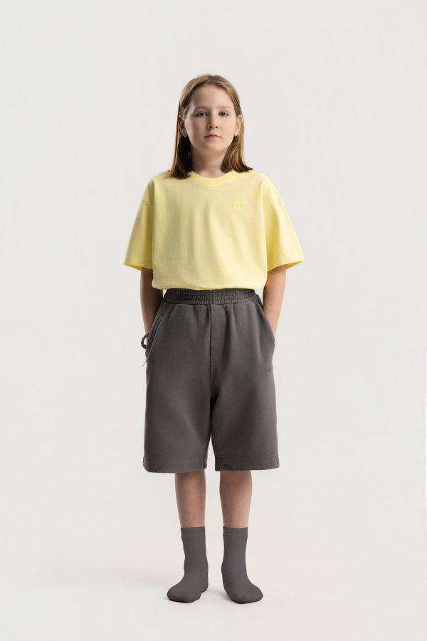 KIDS Hahaha Organic Cotton Kids Shorts - Essential